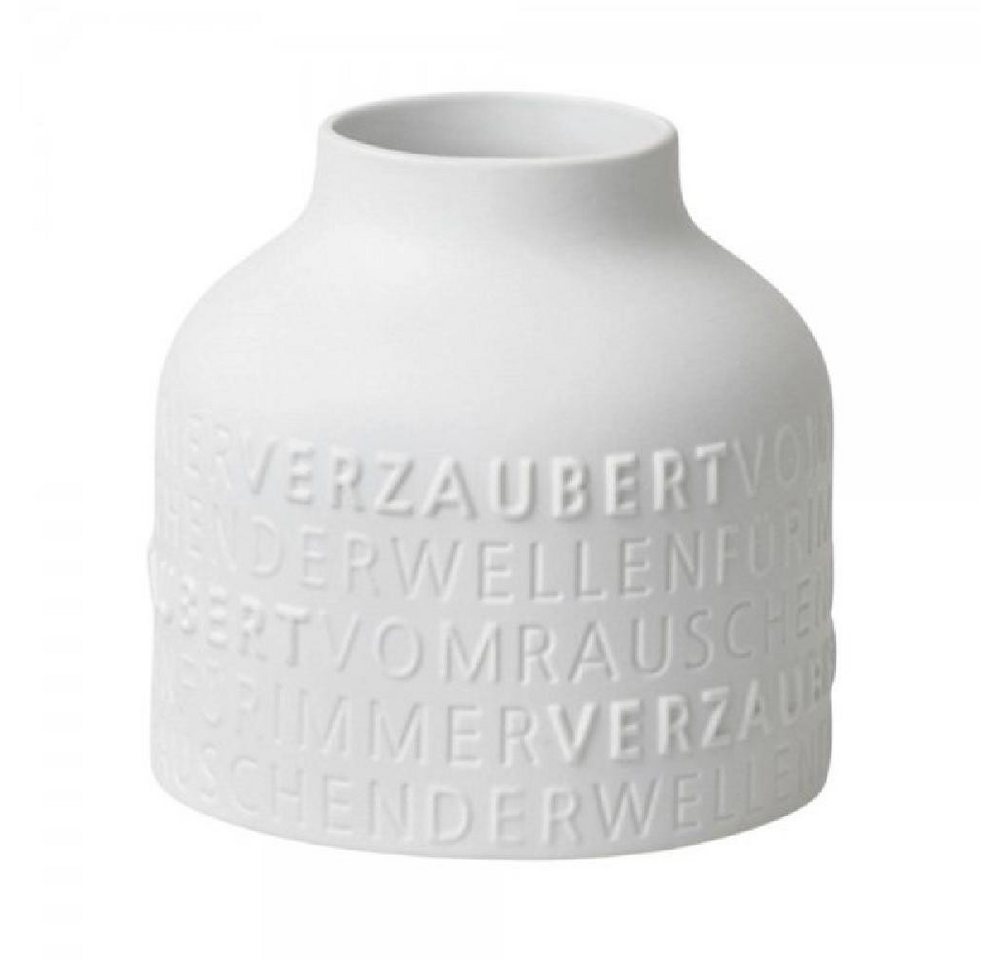 Räder Dekovase Design Vase Living Für immer verzaubert Weiß (17cm) von Räder