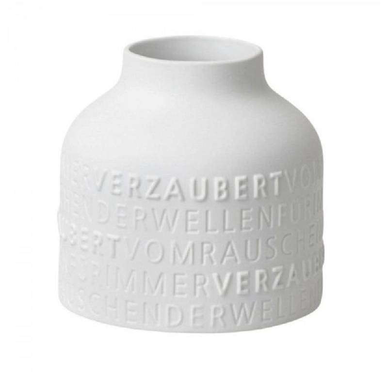Räder Dekovase Design Vase Living Für immer verzaubert Weiß (17cm) von Räder