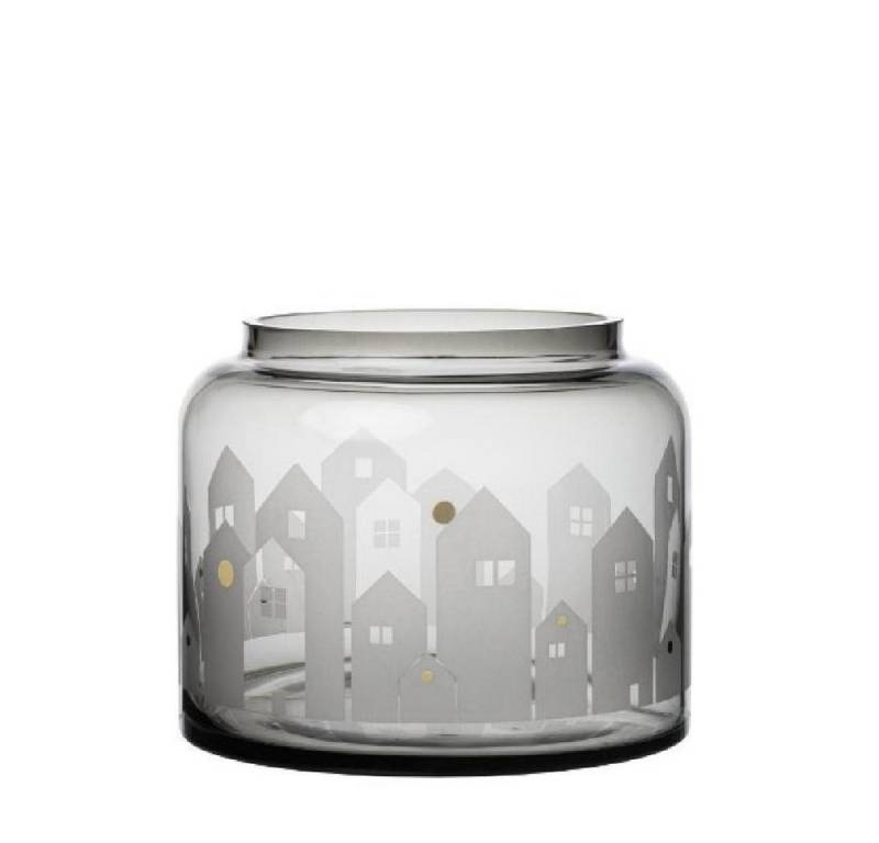 Räder Kerzenhalter Design Wintervase Häuser (15,5cm) von Räder