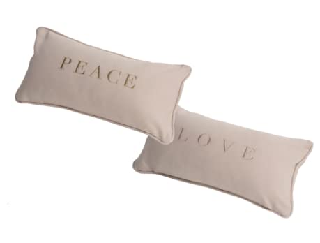 Räder Kissen Peace Love 33x17 von Räder