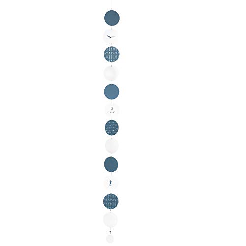 Räder - Meer als Worte - Meerkette - blau - Länge: ca.90cm von Räder