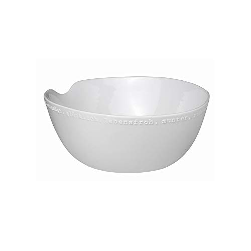 Räder - PeT Salatschüssel - Schüssel - weißes Porzellan Ø 30 cm Höhe 12 cm von Räder