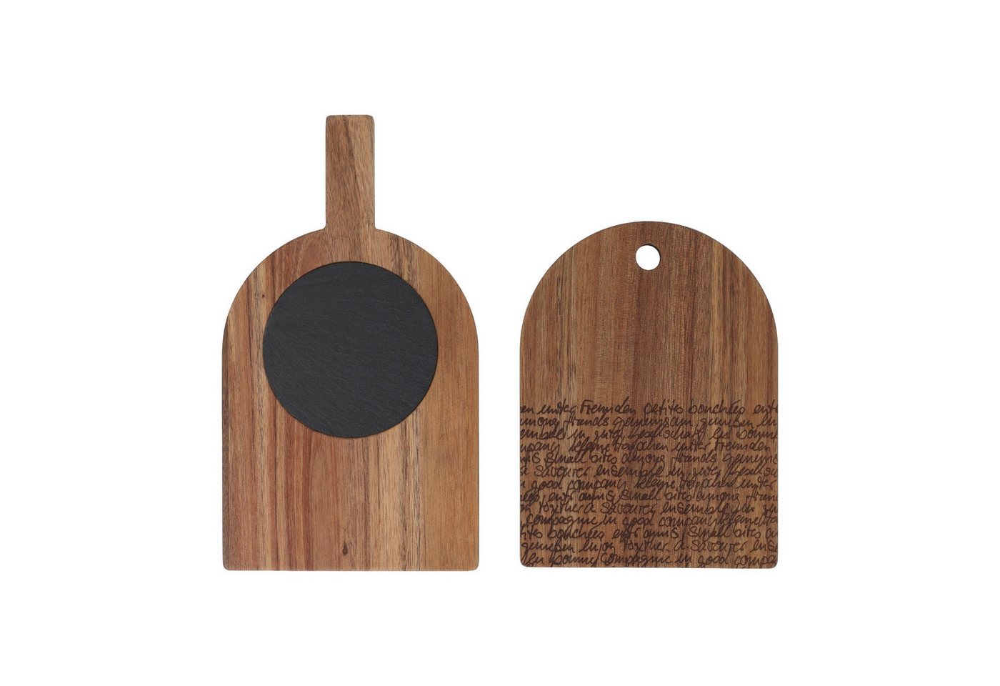 Räder Servierbrett räder Häppchenweise Servierbrettchen 2er Set Akazienholz, Akazie Räder Servierbrett räder Häppchenweise Servierbrettchen 2er Set Akazienholz, Akazie von Räder