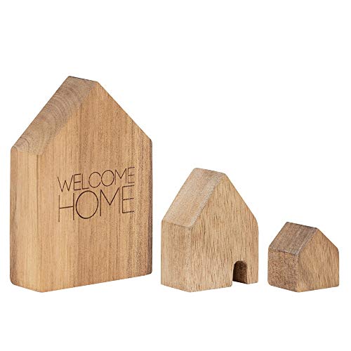 Räder [W2310] Living Holzhäuser Set Welcome Home 9,5x6,5x2,5cm (größtes) von Räder