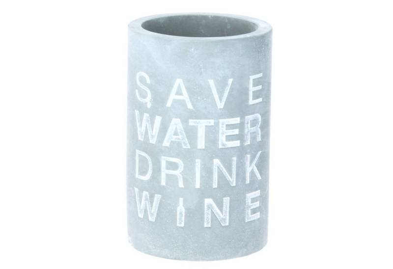 Räder Weinkühler Vino Beton Save water drink wine 21 cm von Räder