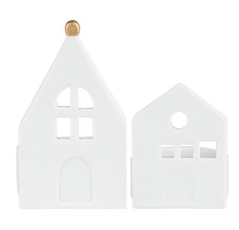 Räder Windlicht Design Lichthäuschen Set Gästehaus & Traumhaus (2-teilig) von Räder