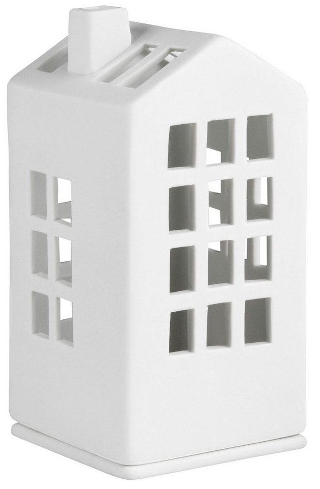 Räder Windlicht Living Mini Porzellan Rathaus weiß von Räder