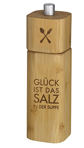 Räder Salzmühle mit Keramikmahlwerk, Glück ist das Salz in der Suppe von Räder