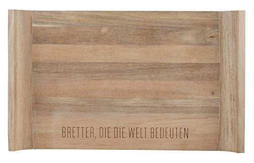 Tablett Bretter die die Welt bedeuten von Räder