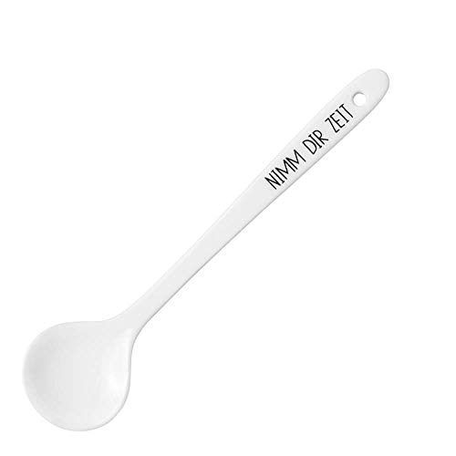 Unbekannt Löffel Porzellanlöffel klein NIMM DIR Zeit Räder Unbekannt Löffel Porzellanlöffel klein NIMM DIR Zeit Räder von Räder