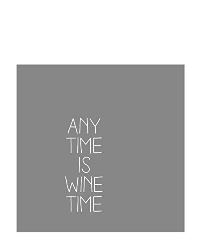 Weinserviette Any time is wine time von Räder