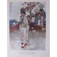 1970Er Jahre Edmund Dulac Druck/Farbe Platte/Buchseite/Von Arabian Nights-2 Seite 1970Er Jahre Edmund Dulac Druck/Farbe Platte/Buchseite/Von Arabian Nights-2 Seite von RaesVintage