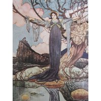 Charles Und William Heath Robinson Illustrationen, Das Große Buch Der Märchen, , Nachdruck Von 1911 Illustration, Ungerahmt Druck, 1976 von RaesVintage