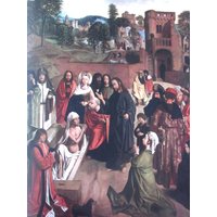 Die Auferstehung Des Lazarus, Wassermühle/Reproduktion Fine Art Prints/1951 2-Seitige Vintage Buch Seite 9, 5 X 13 Zoll von RaesVintage