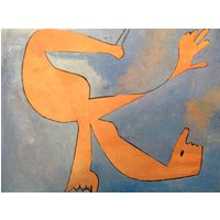 Picasso Kunst, Der Schwimmer, 10 X 14 Vintage Buchseite Zum Einrahmen Picasso Kunst, Der Schwimmer, 10 X 14 Vintage Buchseite Zum Einrahmen von RaesVintage