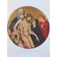 Pietà, Villeneuve-Les-Avignon Pieta/Reproduktion Fine Art Prints/1951 2-Seitig Vintage-Buch Seite/9, 5 X 13 von RaesVintage