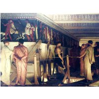 Sir Lawrence Alma-Tadema, Pheidias Und Die Frieze Des Parthenons, Athen, 10, 5 X 14 in Vintage Buchseite Zum Einrahmen von RaesVintage