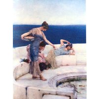 Sir Lawrence Alma-Tadema, Silber Favoriten, 10, 5 X 14 in Vintage Buchseite Zum Einrahmen Sir Lawrence Alma-Tadema, Silber Favoriten, 10, 5 X 14 in Vintage Buchseite Zum Einrahmen von RaesVintage