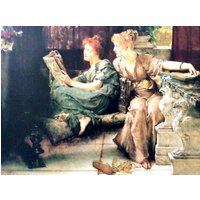 Sir Lawrence Alma-Tadema, Vergleiche, 10, 5 X 14 in Vintage Buchseite Zum Einrahmen von RaesVintage