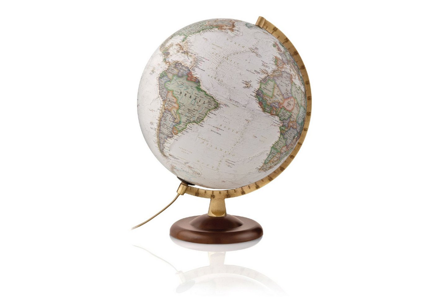 Räthgloben Globus National Geographic Silver / Gold Leuchtglobus 30 cm Räthgloben Globus National Geographic Silver / Gold Leuchtglobus 30 cm von Räthgloben