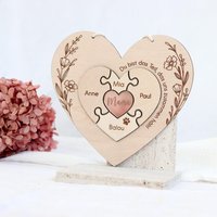 Muttertag Geschenk Mama Herz Puzzle 8 Namen Personalisiert Beste Oma Geschenke Für Geburtstagsgeschenk Familie Muttertag Geschenk Mama Herz Puzzle 8 Namen Personalisiert Beste Oma Geschenke Für Geburtstagsgeschenk Familie von RaeubertochterDE