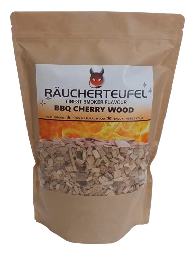 Räucherteufel Kirschholz-Chips 700g, Smoker Chips, Räucherchips von Räucherteufel