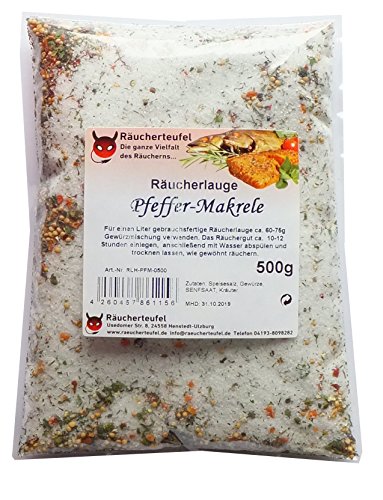 Räucherteufel Räucherlauge Pfeffer-Makrele 500g von Räucherteufel