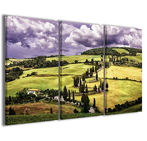 Raffaele De Conciliis Tuscany Landscape V Toscana Modernes Gemälde, Leinwand Canvas/Holz, Mehrfarbig, 120 x 90 cm von Raffaele De Conciliis