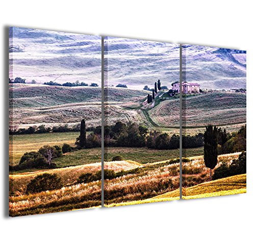 Raffaele De Conciliis Tuscany Landscape VIII Toscana Modernes Gemälde, Leinwand Canvas/Holz, Mehrfarbig, 120 x 90 cm von Raffaele De Conciliis