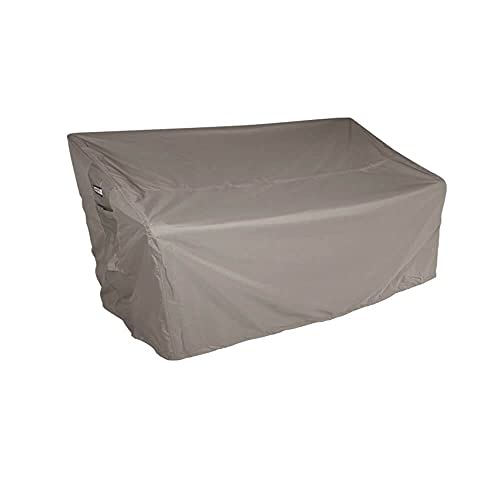 Raffles Covers Abdeckhaube für Gartenbank 185 x 65 H: 95/65 cm | Atmungsaktiv | Wasserdicht | UV - beständig | Doppelt genähte, PU-versiegelte Naht | Elastischer Kordelzug | von Raffles Covers