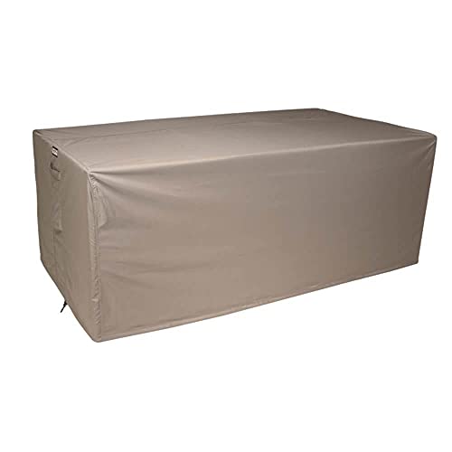 Raffles Covers Abdeckplane für Gartentische 160 x 95 H: 75 cm | Atmungsaktiv | Wasserdicht | UV - beständig | Doppelt genähte, PU-versiegelte Naht | Elastischer Kordelzug | Raffles Covers Abdeckplane für Gartentische 160 x 95 H: 75 cm | Atmungsaktiv | Wasserdicht | UV - beständig | Doppelt genähte, PU-versiegelte Naht | Elastischer Kordelzug | von Raffles Covers