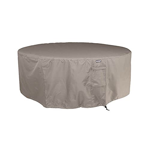 Raffles Covers Abdeckung Gartenmöbel rund Ø 250 H: 85 cm | Atmungsaktiv | Wasserdicht | UV - beständig | Doppelt genähte, PU-versiegelte Naht | Elastischer Kordelzug | von Raffles Covers