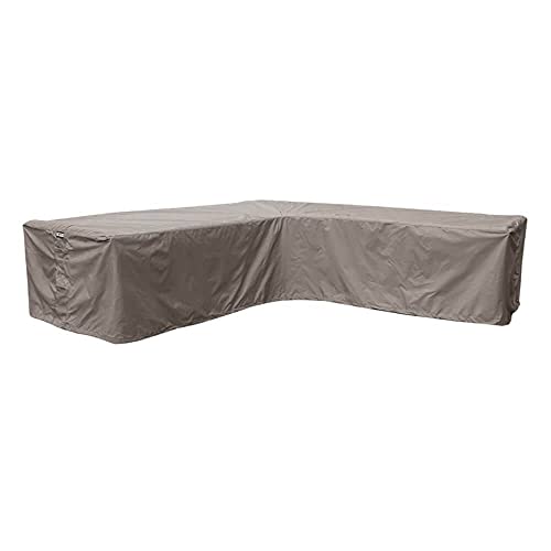 Raffles Covers Abdeckung für Lounge Eckset 250 x 250 x 80 H: 70 cm | Atmungsaktiv | Wasserdicht | UV - beständig | Doppelt genähte, PU-versiegelte Naht | Elastischer Kordelzug | von Raffles Covers