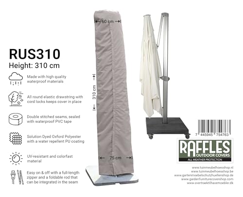 Raffles Covers 310 cm Schutzhaube für Sonnenschirme bis von Raffles Covers