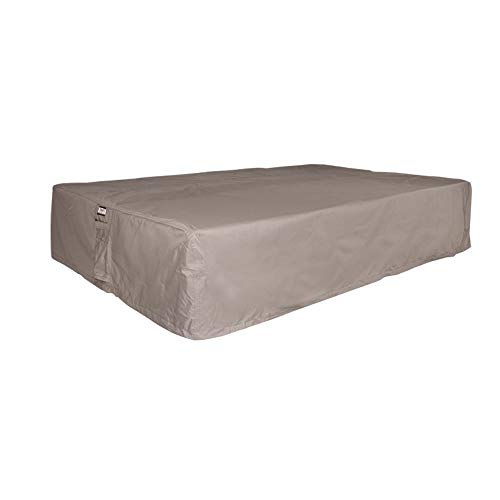 Raffles Covers Schutzhülle für Gartenliege 210 x 145 cm | Atmungsaktiv | Wasserdicht | UV - beständig | Doppelt genähte, PU-versiegelte Naht | Elastischer Kordelzug | von Raffles Covers