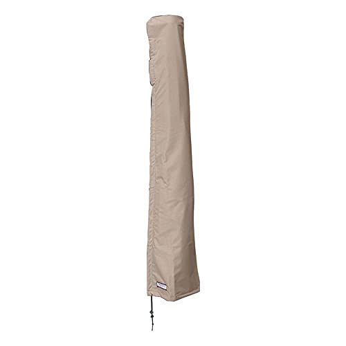 Raffles Covers Sonnenschirmhülle mit Stab H: 135 cm | Atmungsaktiv | Wasserdicht | UV - beständig | Doppelt genähte, PU-versiegelte Naht | Inklusive Befestigungsstab | von Raffles Covers