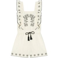 RAFFYA Jumpsuit "Philo Ruffle Neck Embroidered Playsuit Mädchen" von Raffya