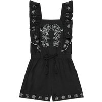 RAFFYA Jumpsuit "Philo Ruffle Neck Embroidered Playsuit Mädchen" von Raffya