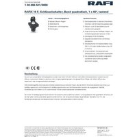 RAFI 1.30.096.501/0000 RAFIX 16 F Schlüsselschalter 1 x 40° von Rafi