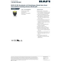 RAFI 1.30.240.105/0401 1.30.240.105/0401 Drucktaster tastend (L x B x H) 29.8 x 29.8 x 34.4mm von Rafi