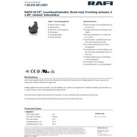 RAFI 1.30.272.301/2201 RAFIX 22 FS Leuchtwahlschalter 2 x 60° von Rafi