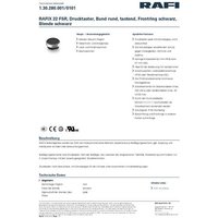 RAFI 1.30.280.001/0101 1.30.280.001/0101 Drucktaster tastend (L x B x H) 31.3 x 31.3 x 21mm von Rafi
