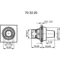 RAFI 1.30077.021 Potentiometer-Antrieb 1St. von Rafi