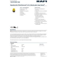 RAFI 1.69.010.002/1400 Meldeleuchte Gelb 24V 1St. RAFI 1.69.010.002/1400 Meldeleuchte Gelb 24V 1St. von Rafi