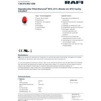 RAFI 1.69.010.003/1300 Meldeleuchte Rot 24V RAFI 1.69.010.003/1300 Meldeleuchte Rot 24V von Rafi