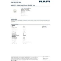 RAFI 5.46.001.103/0200 MICON 5 Stößel rund von Rafi
