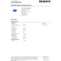 RAFI 5.49.263.062/1600 Blende Blau von Rafi