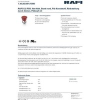 RAFI RAFIX 22 FSR Not-Aus-Schalter RAFI RAFIX 22 FSR Not-Aus-Schalter von Rafi