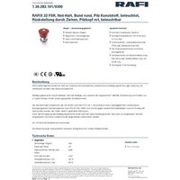 RAFI RAFIX 22 FSR Not-Aus-Schalter RAFI RAFIX 22 FSR Not-Aus-Schalter von Rafi