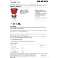 RAFI RAFIX 22 FSR Not-Aus-Schalter RAFI RAFIX 22 FSR Not-Aus-Schalter von Rafi